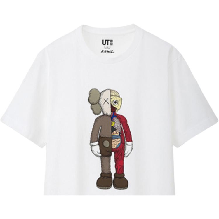 Футболка UNIQLO x KAWS (белая) — фото 4