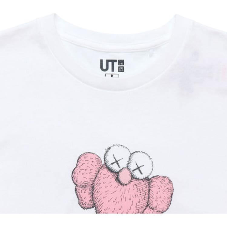 Унисекс футболка UNIQLO x KAWS (белая) — фото 5