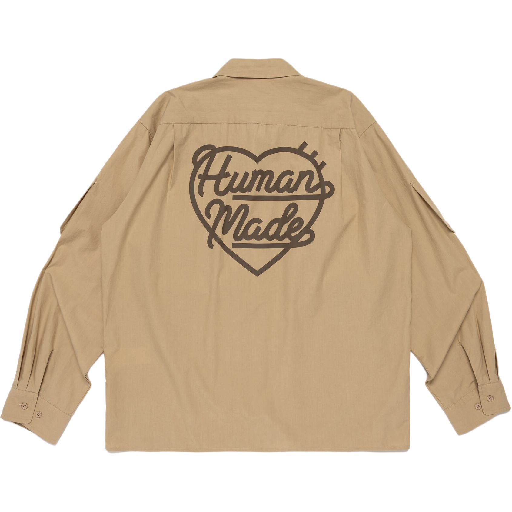 Рубашка Human Made (бежевый)