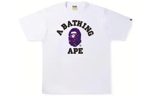 Bape Reflector Color Camo College T Shirt