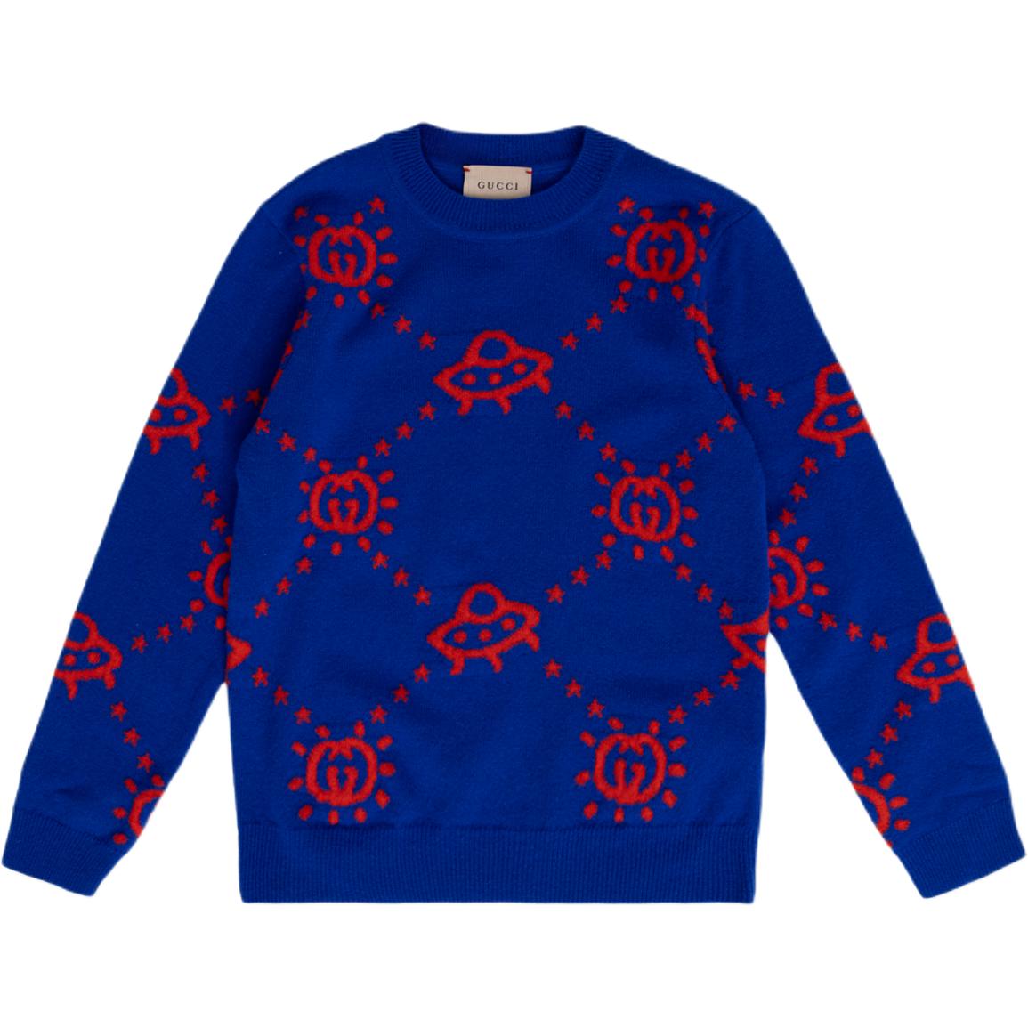 Мужской свитер Gucci GUCCI FW23 Logo (разноцветный)