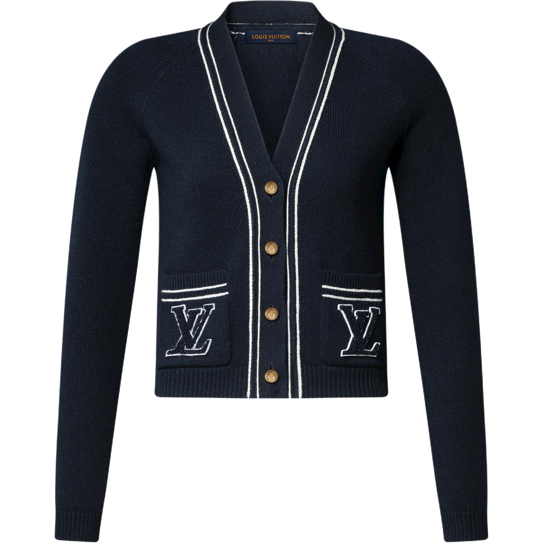 Женский свитер Louis Vuitton Nautical SS26 (синий)