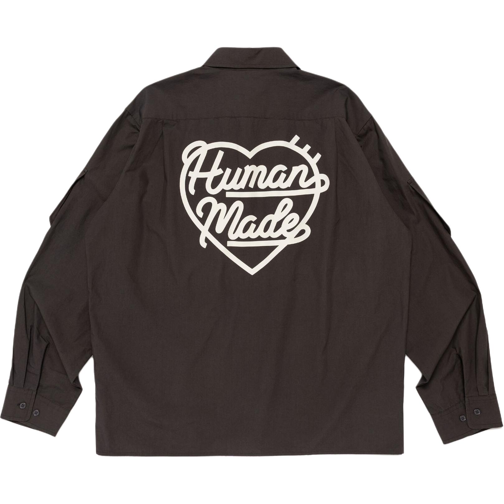 Рубашка Human Made (бежевый) — фото 7