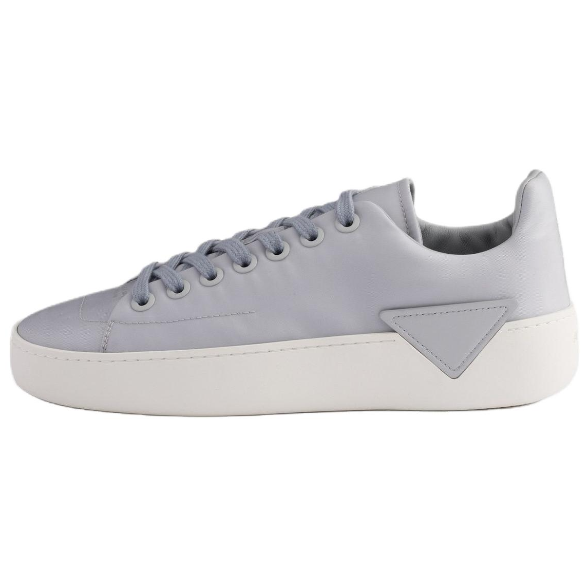 Женские кроссовки Prada PRADA Re-Nylon 3cm (жемчужно-серый)
