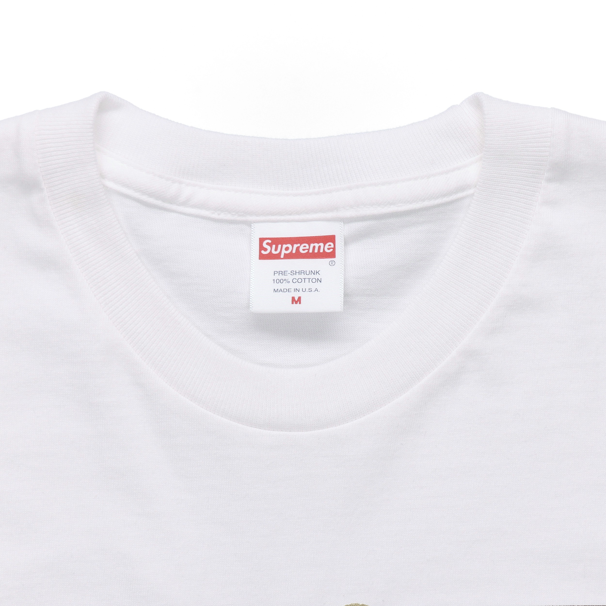 19fw supreme Mary J. Blige Tee NAS着用 白 S Supreme Mary J