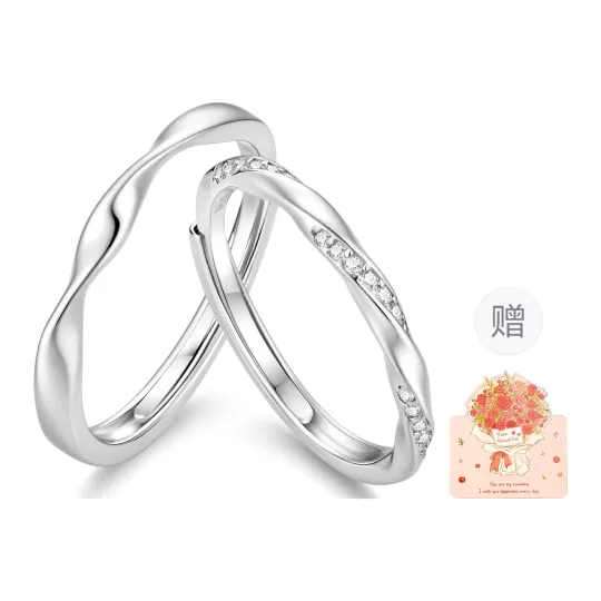 ZSY 925 Sterling Silver 999 Fine Silver Rings Unisex