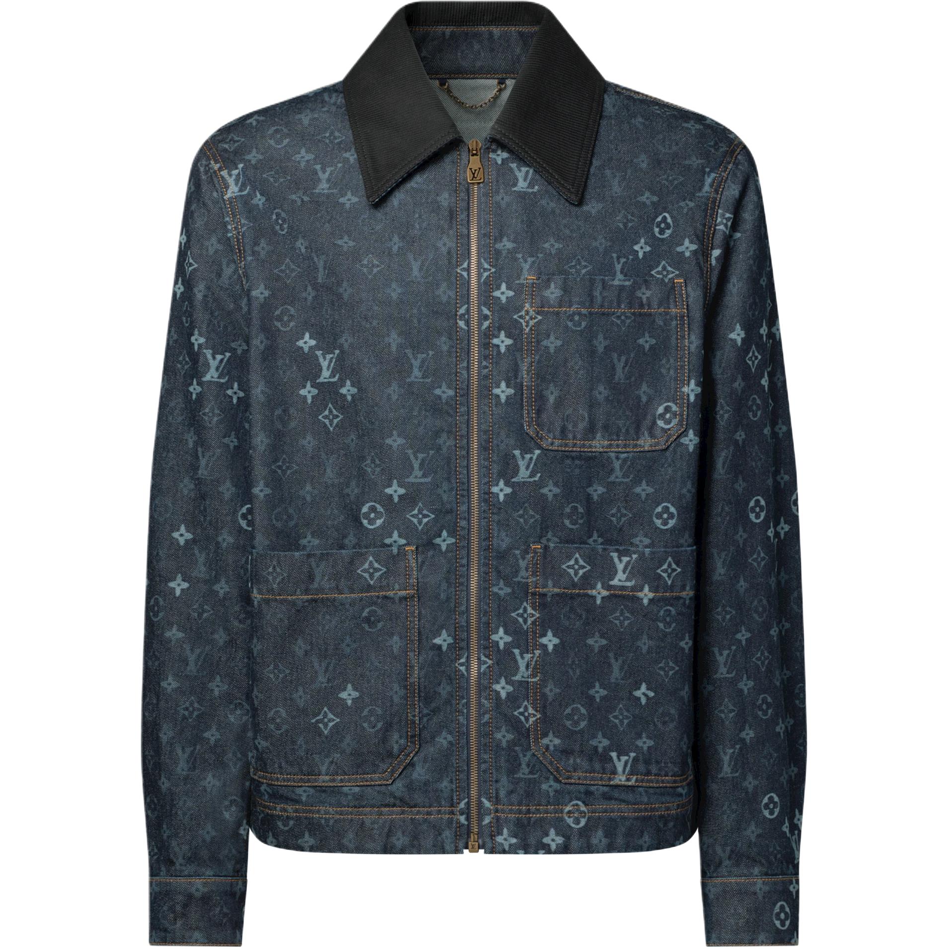Мужская куртка Louis Vuitton LOUIS VUITTON FW26 Monogram (черная)