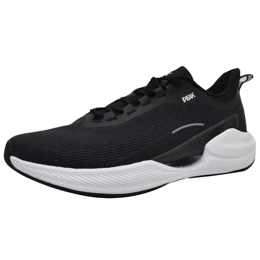 PEAK Cushioning Abrasion Resistant Breathable Slip Resistant Running Shoes Men’s Black Baymax