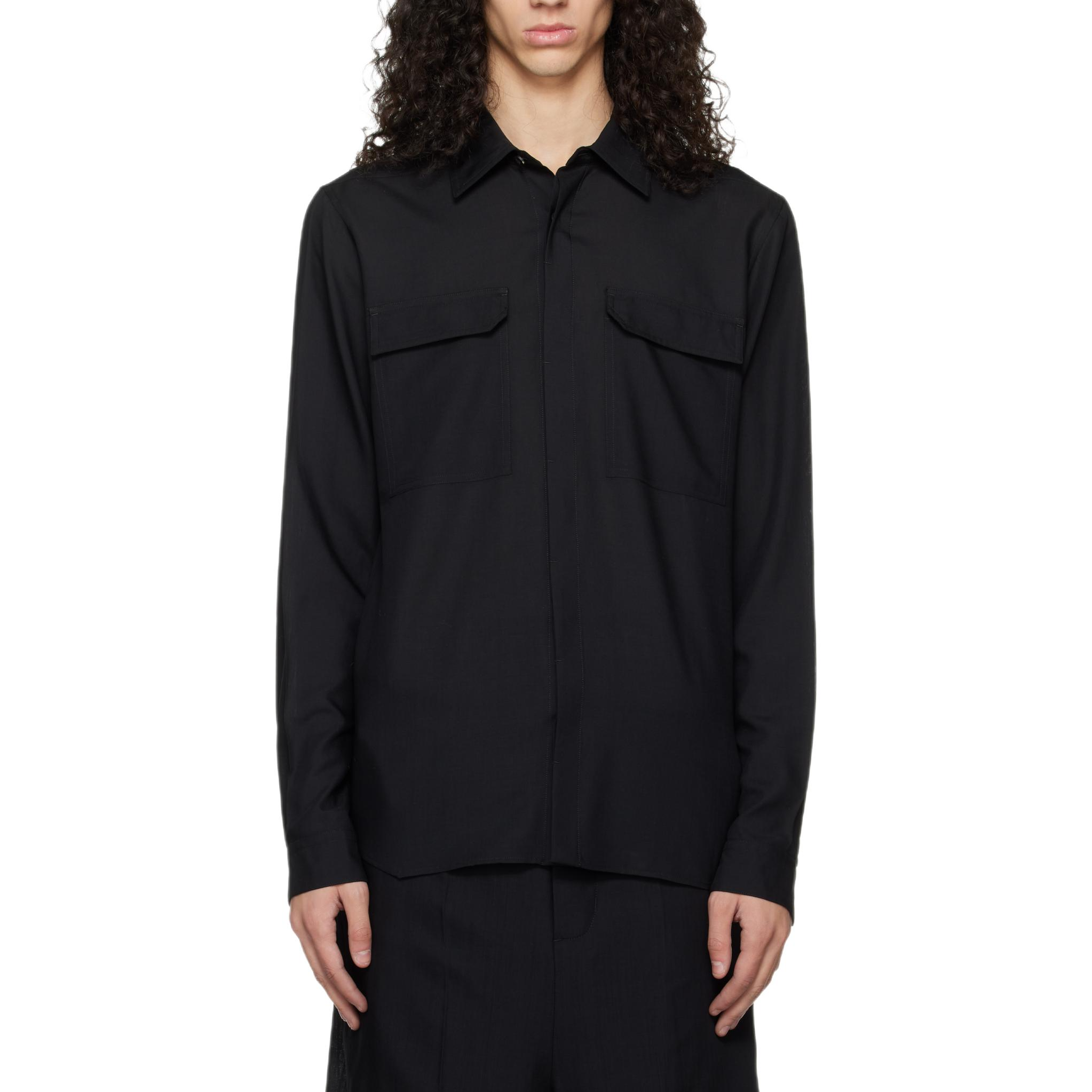 Мужская рубашка RICK OWENS (черная)