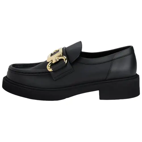 LOUIS VUITTON Academy Loafers 2cm Women's Black