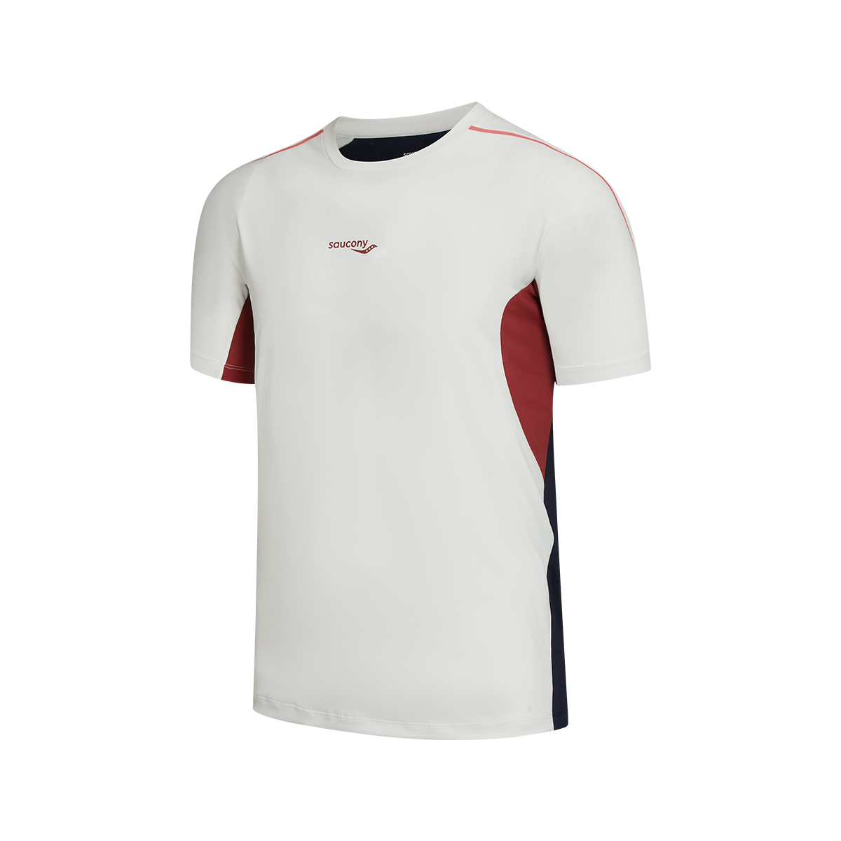 Мужская футболка Saucony Saucony T (бело-синяя)