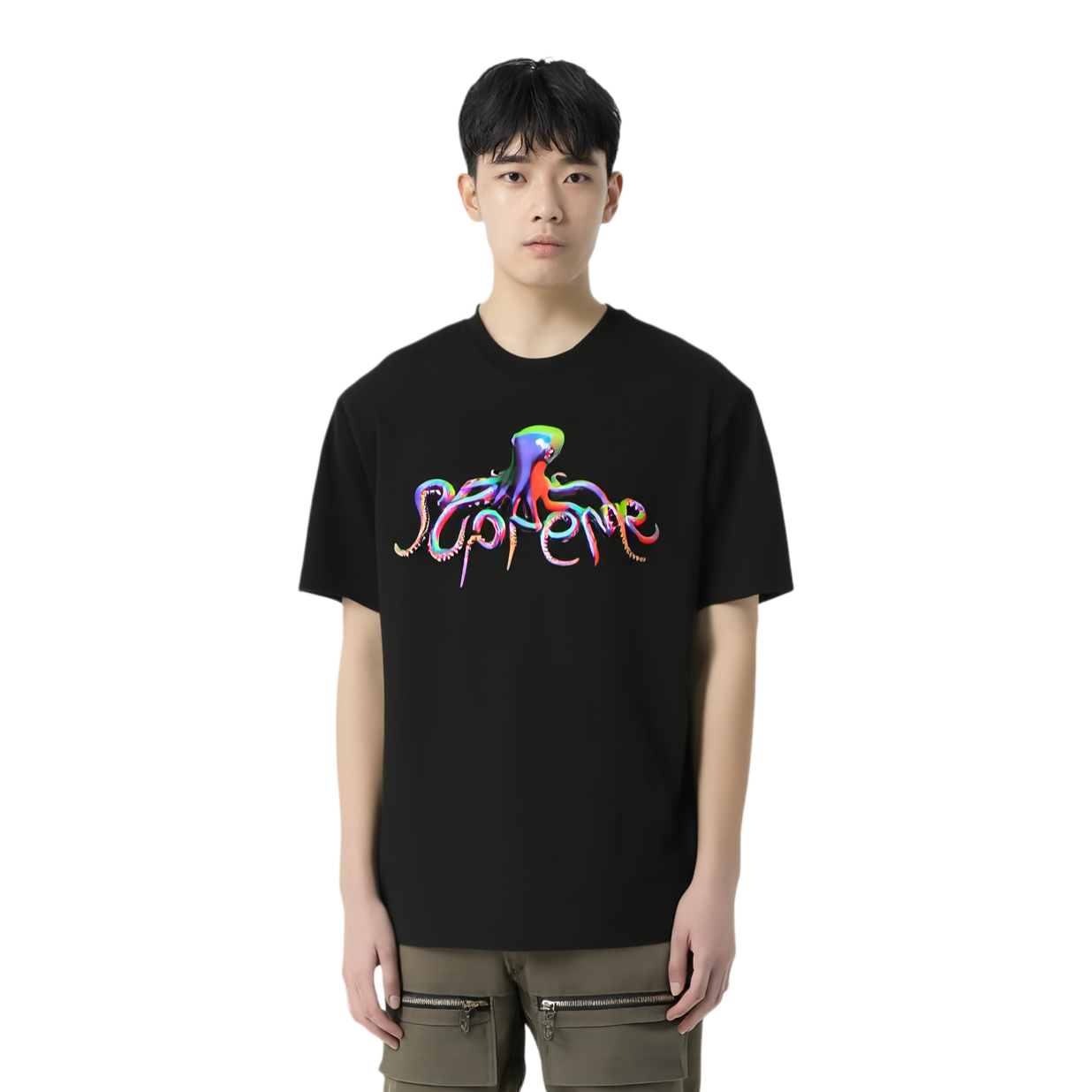 Футболка Supreme SS18 Octopus (белая) — фото 2