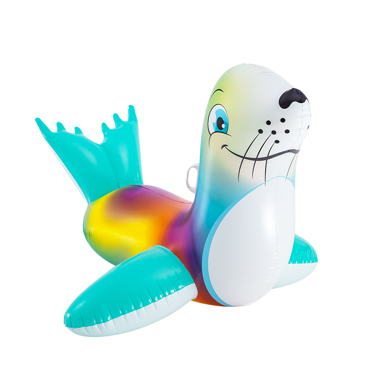 BESTWAY Inflatable Floating Toy Kids’ Rainbow Seal Mount