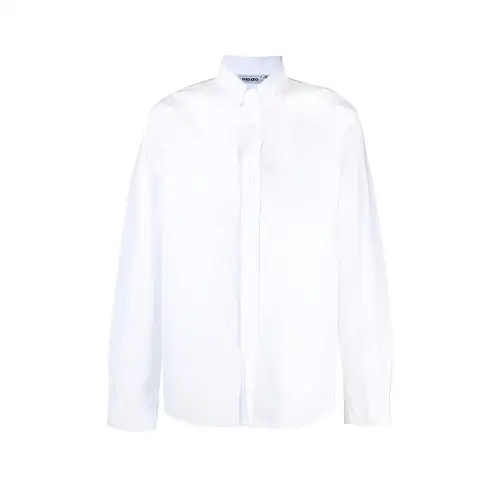 KENZO Shirts Men's White Moderate Other