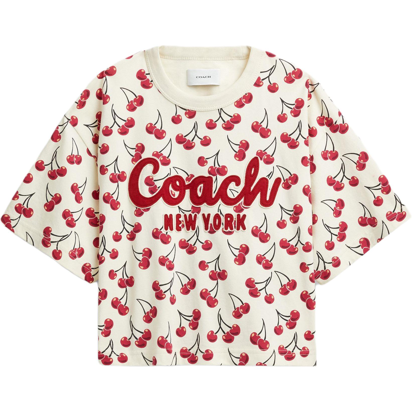 Женская футболка COACH COACH FW24T (разноцветная)