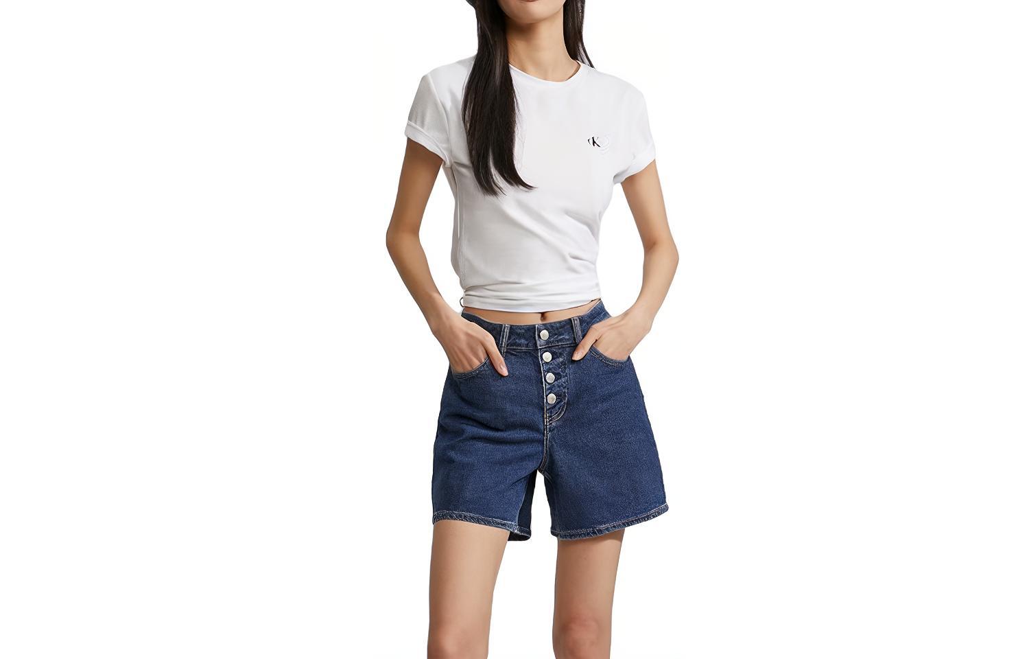Женская футболка CALVIN KLEIN (черная)