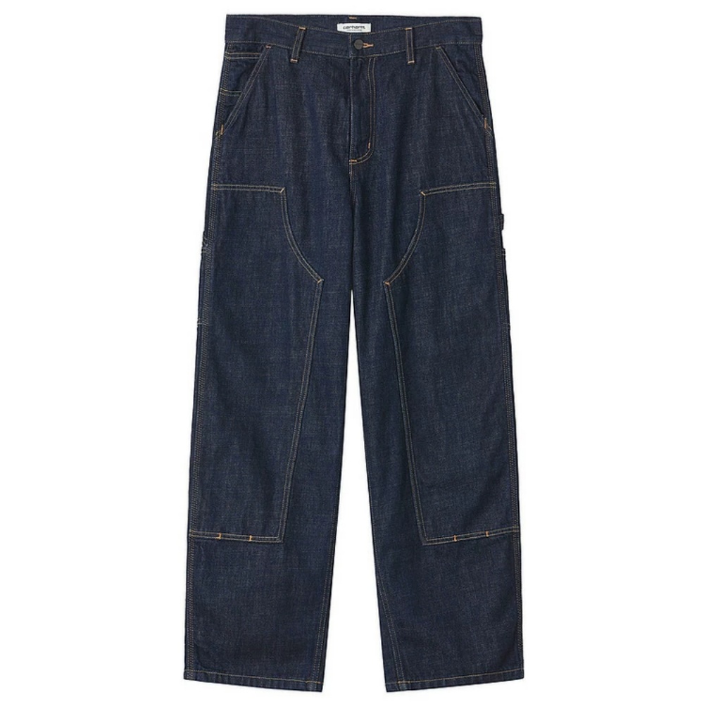 Женские штаны Carhartt WIP Double Knee Wide (синие)