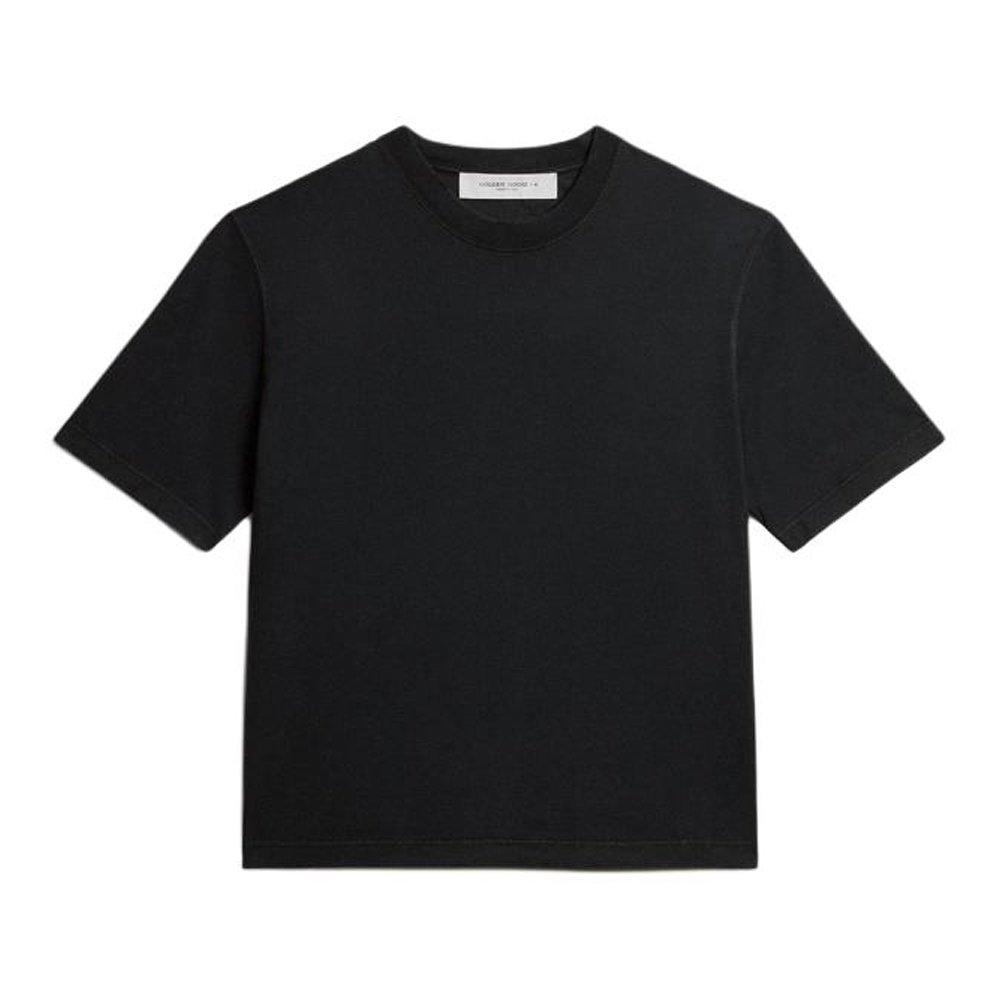 Футболка Golden Golden Goose SS24 LogoT (черная)