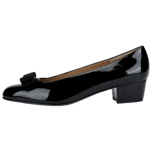 FERRAGAMO Vara Bow Patent Pumps