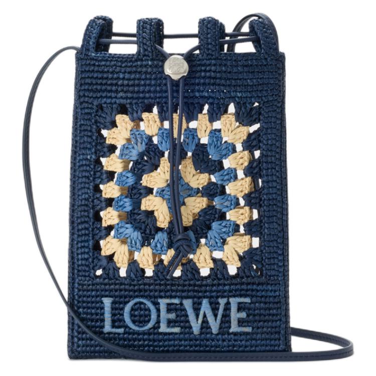 Мужская сумка LOEWE Paula's Ibiza (синяя)