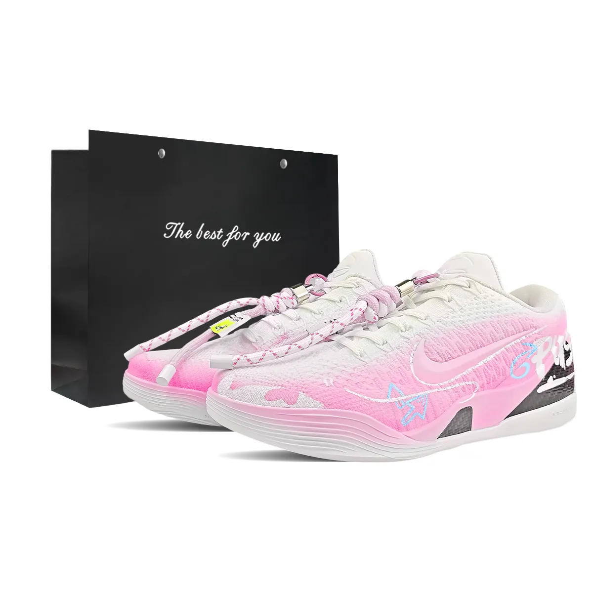 Nike Kobe 9 BNK Heartbeat Pink, Court Elf Cushioning Abrasion Resistant Cushioning, Wear Resistant Low top