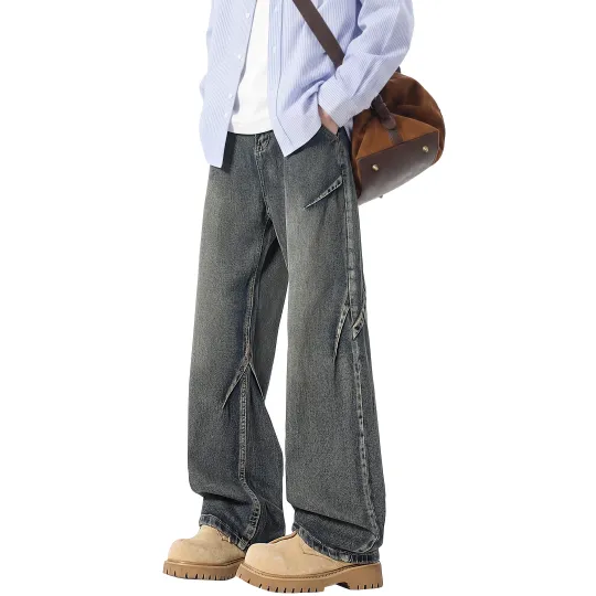 JUNGLE PANDA Jeans Unisex Moderate Wide Leg Pants