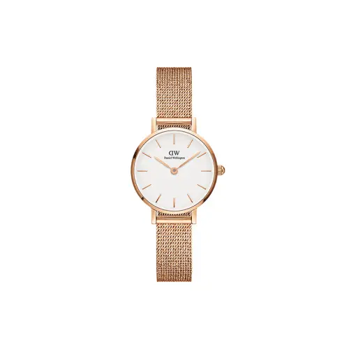 Classic high quality gold watch, quartz watch strap stainless steel, white dial, fashionable women's watch, light luxury style, quartz mechanism, 24mm, simple and elegant design, European style
