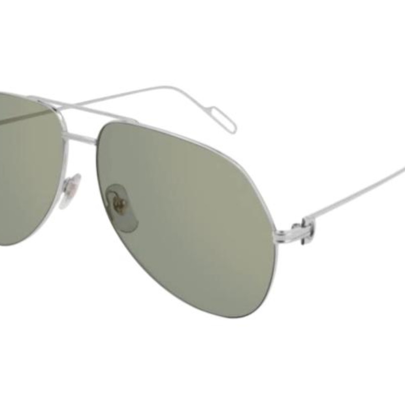 Очки Cartier Aviator (серебристые) — фото 2