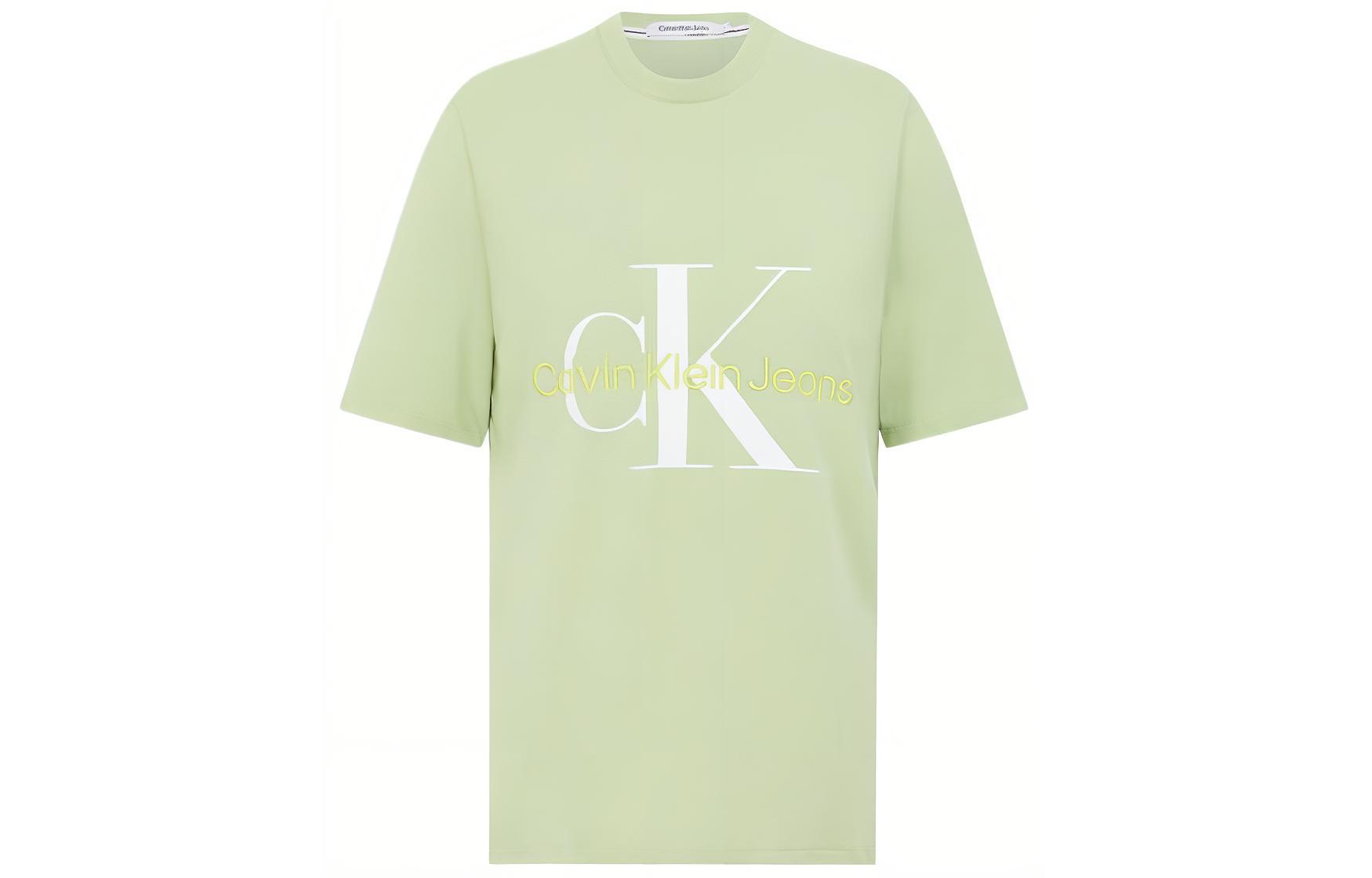 Женская футболка CALVIN KLEIN (зеленая)