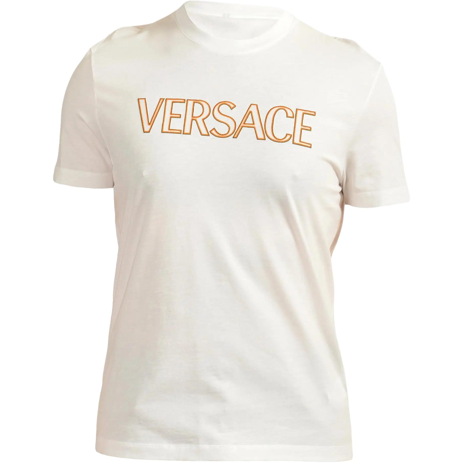 Мужская футболка Versace (черная с надписью)