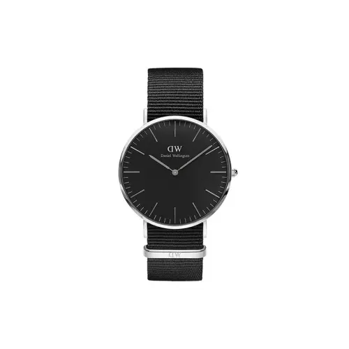 Daniel Wellington Daniel Wellington PETITE series watch quartz movement stainless steel stainless steel nylon strap black dial men's watch dw watch