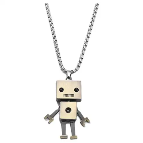Clect Stainless Steel Brass Necklaces Unisex