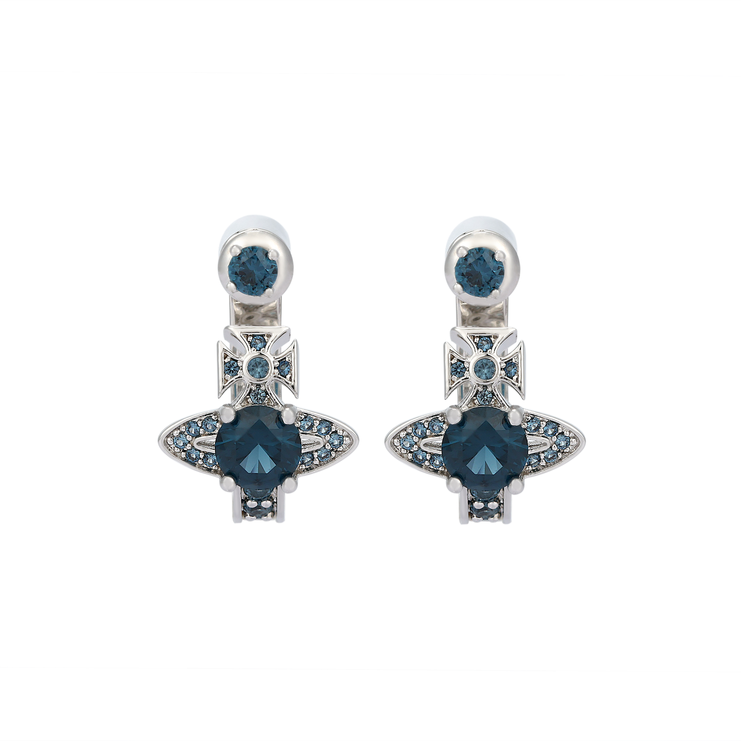 Женские очки Vivienne Vivienne Westwood Maitena / (серебристые с синим)