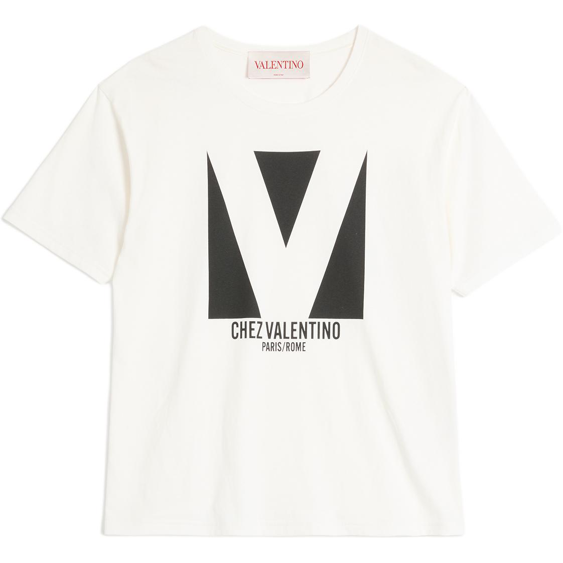 Мужская футболка Valentino Valentino SS25 T (белая)