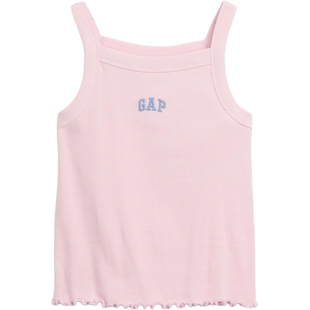 Женская майка GAP Logo (белая) — фото 4
