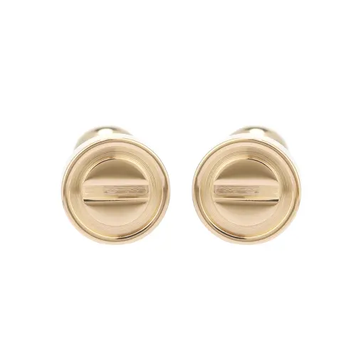 CARTIER LOVE 18K Gold Stud Earrings Unisex Gold