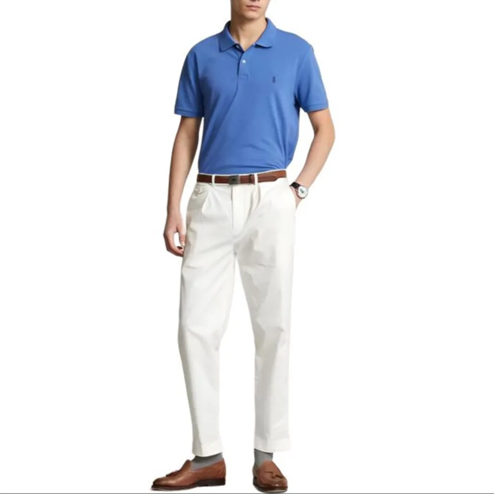 Polo Ralph Lauren FW22 Polo Shirt Custom Slim Fit Men's Blue