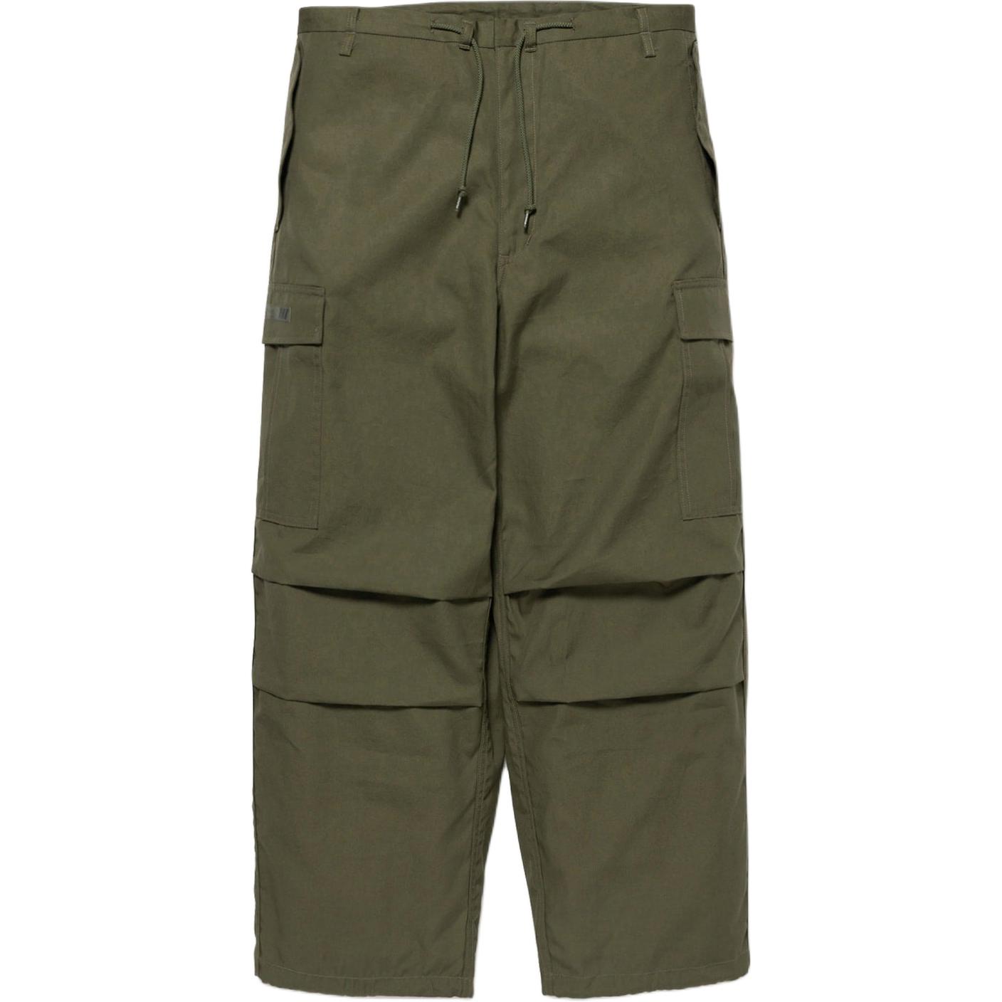 Мужские штаны WTAPS WTAPS SS26 TROUSERS / COTTON. CNVS (хаки)