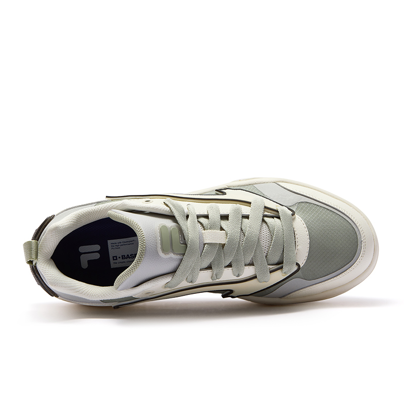 FILA FUSION DESPERADO Outlaw LOW top Vintage Basketball Shoes Men’s Cream Gray