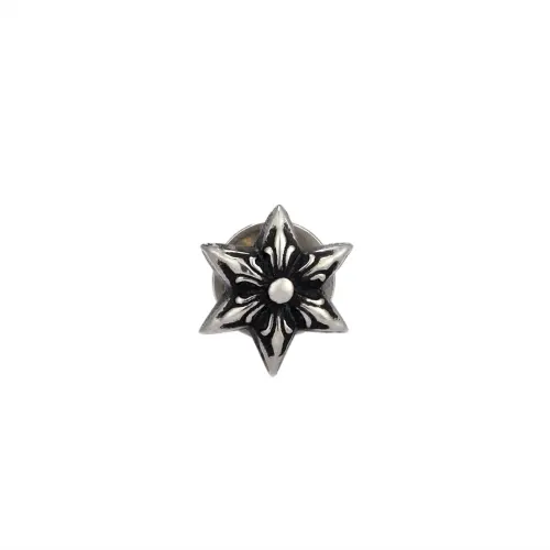 Chrome Hearts Six Point Star Stud Earring