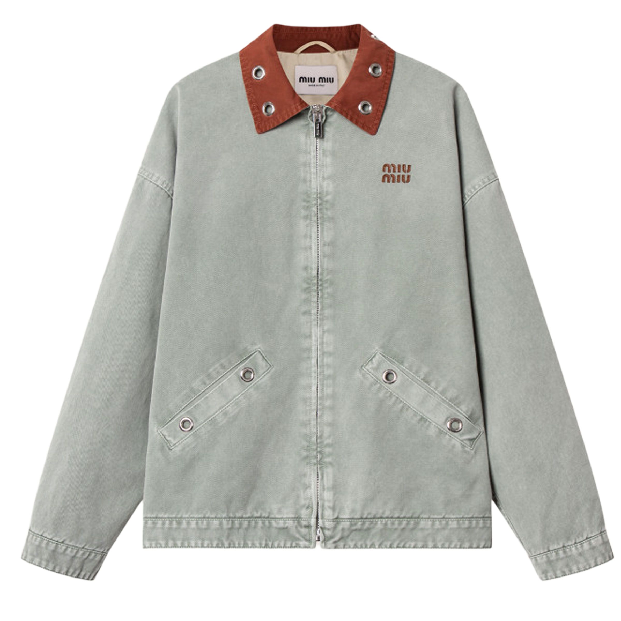 Женская куртка MIU MIU Gabardine Jacket (разноцветная)