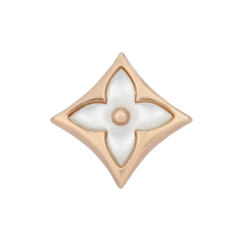 Louis Vuitton Color Blossom Bb Star Ear Stud Pink Gold and White Mother-of-Pearl - Per Unit
