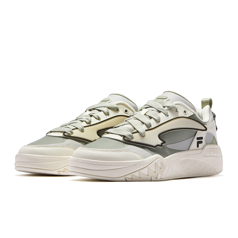 FILA FUSION DESPERADO Outlaw LOW top Vintage Basketball Shoes Men’s Cream Gray