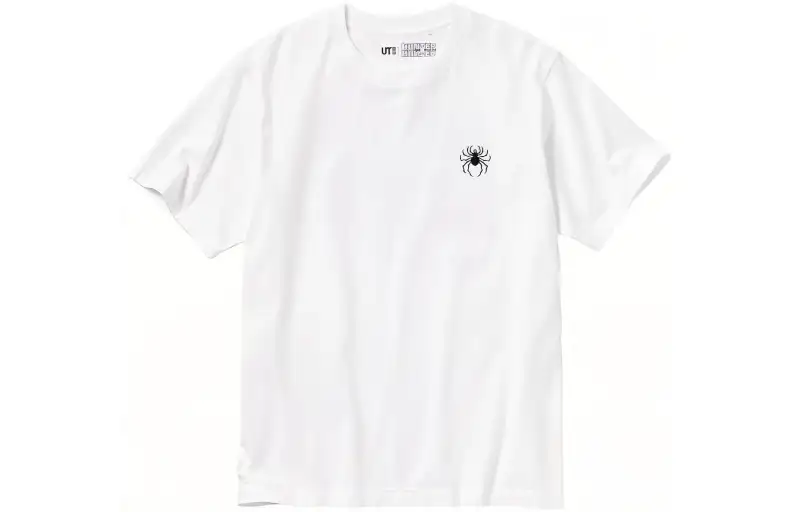 UNIQLO T Shirts Unisex White Crew Neck Moderate