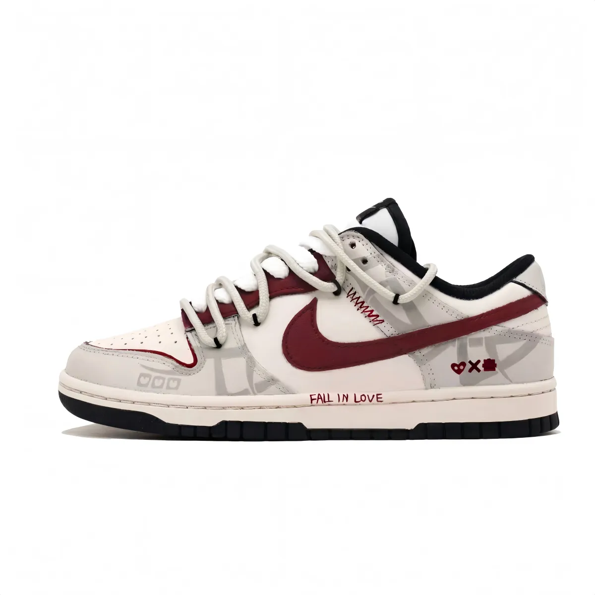 Nike Dunk Love IT Leather Low top Skateboard Shoes Unisex Brown