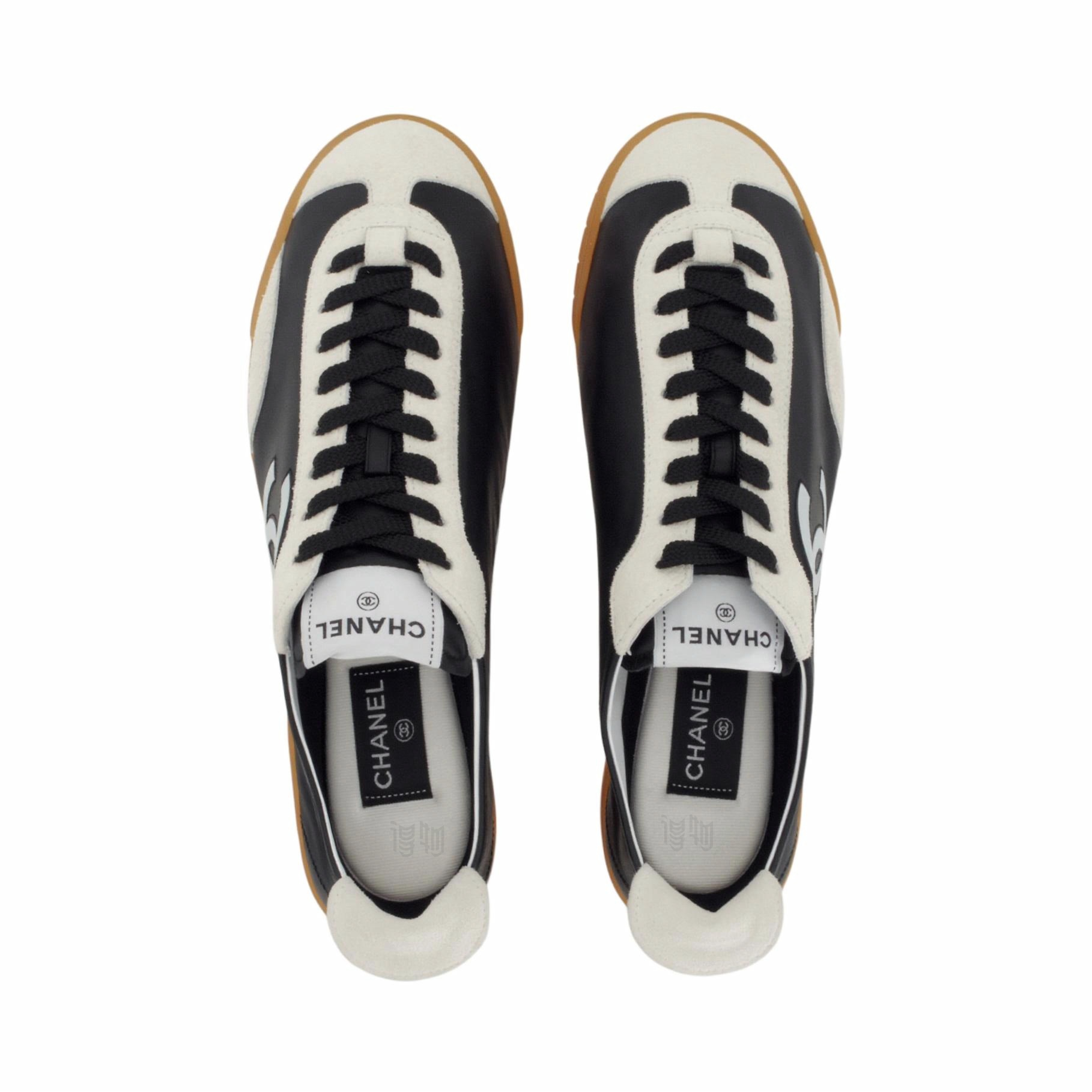 Мужские кроссовки Chanel 26P (черные) — фото 4