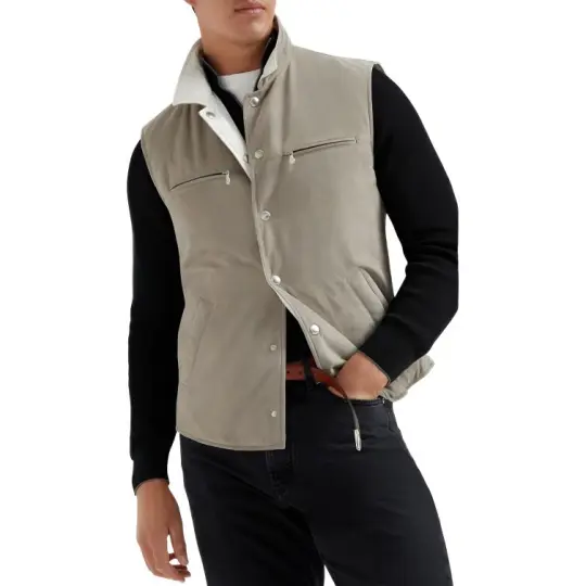 Brunello Cucinelli Leather Vest