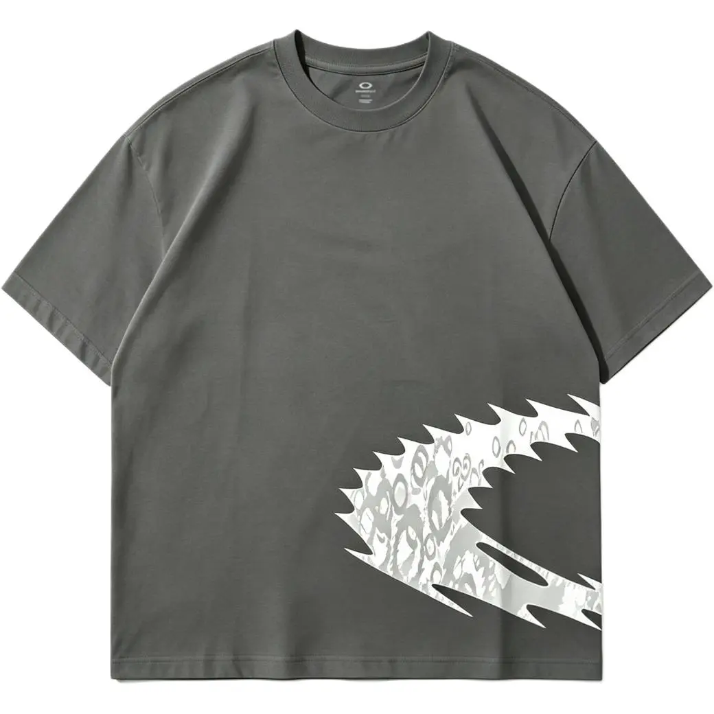 Oakley T Shirts Unisex Dark Gray Crew Neck
