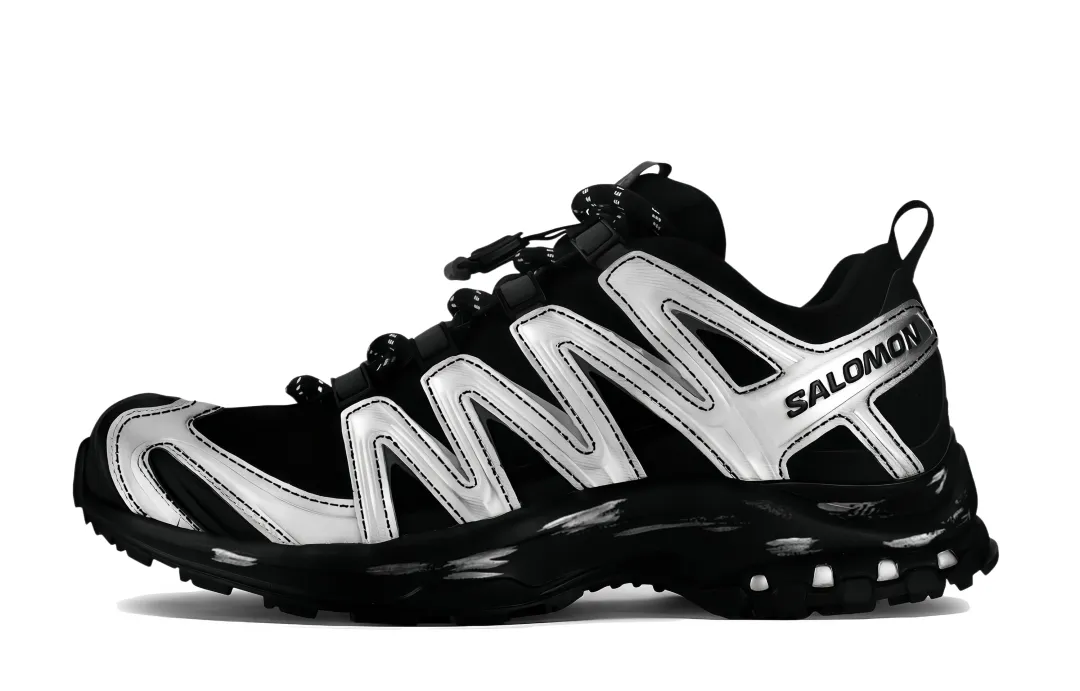 SALOMON XA PRO 3D Cushioning Slip Resistant Low top Trail Running Training Sprint Running Shoes Unisex Silver, Black