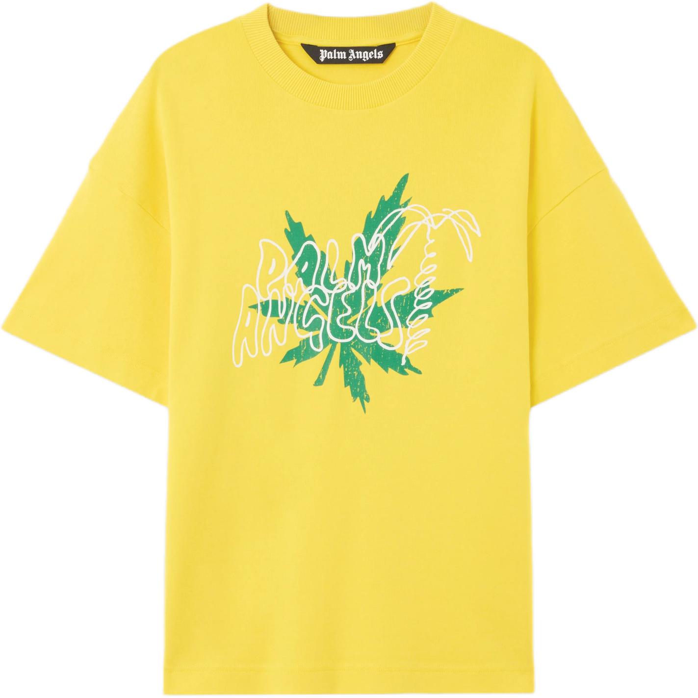 Мужская футболка PALM ANGELS T (черная)